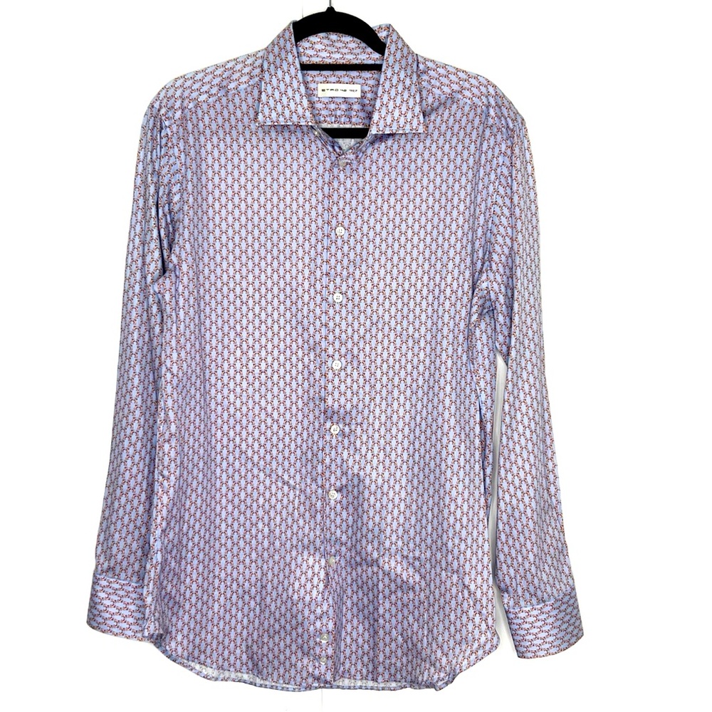 Etro Rabbit Print Button Down Shirt‎